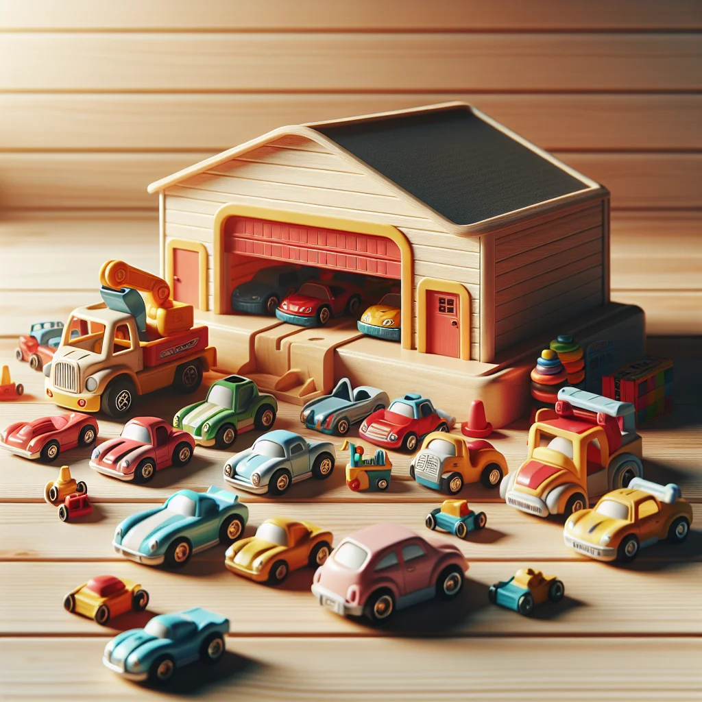 Samochodziki, garaże