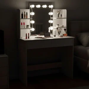 duza toaletka kosmetyczna z lustrem i oswietleniem led 3 bar 2a1054d4a09346e887e3d993b4eac2ad