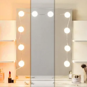 duza toaletka kosmetyczna z lustrem i oswietleniem led 3 bar ddaeb52d7e9f4311a9629e376589d680