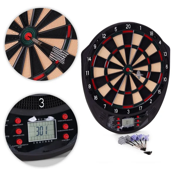 elektroniczna tarcza do darta gry w rzutki lotki tablica lcd 4870e08d367c43c8a23c96f8e7a42397