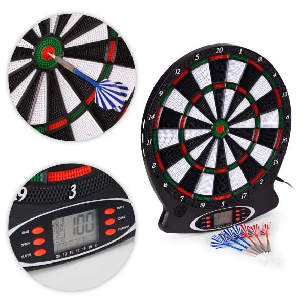 elektroniczna tarcza do darta gry w rzutki lotki tablica lcd dd67eb0dd137426a8ee7b25922efaf59