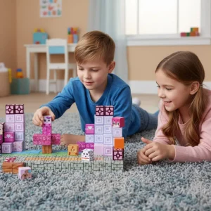 klocki magnetyczne konstrukcyjne dla dzieci 140 elementow sz 6a5462abb8264a7a887a58ab9664b35d