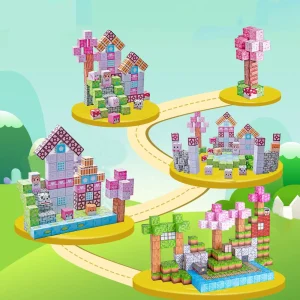 klocki magnetyczne konstrukcyjne dla dzieci 140 elementow sz 8578f827a27f4b829d1c27f1b57137f4