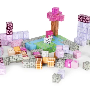 klocki magnetyczne konstrukcyjne dla dzieci 140 elementow sz 8a04815556814f9296a8d2c91c699f07