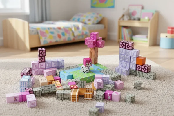 klocki magnetyczne konstrukcyjne dla dzieci 140 elementow sz 952ef786d5b645288adf27de3fb4c453