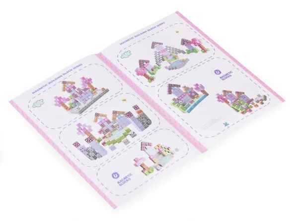 klocki magnetyczne konstrukcyjne dla dzieci 140 elementow sz c21bf02a10d845e696a471efd1064059