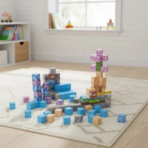 klocki magnetyczne konstrukcyjne dla dzieci zestaw 112 eleme 0bf7a2c172e940898c1c2bcc070b1843