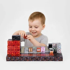 klocki magnetyczne konstrukcyjne dla dzieci zestaw 160 eleme 7590df82bf6c4d8c93f3b5b9e1aef03a