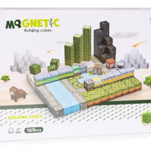 klocki magnetyczne konstrukcyjne dla dzieci zestaw 169 eleme b3a88bb9b7c04b5e91c3fe5c0101b28a