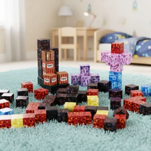 klocki magnetyczne konstrukcyjne dla dzieci zestaw 86 elemen 43a547b8741848009237b3d57f533012