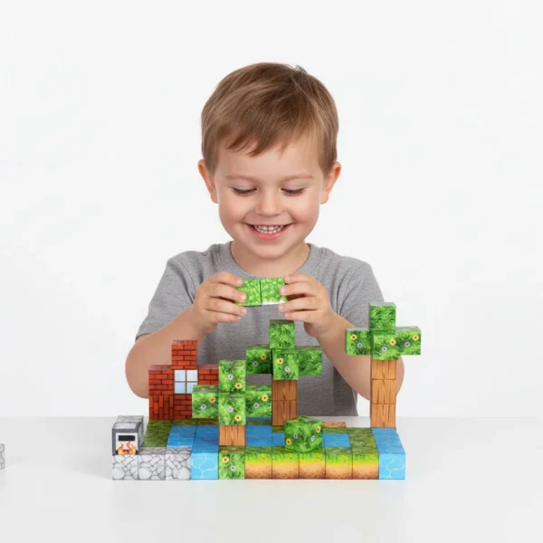 klocki magnetyczne konstrukcyjne dla dzieci zestaw 88 elemen 534aa74683a941c79a879ddf56980aa1