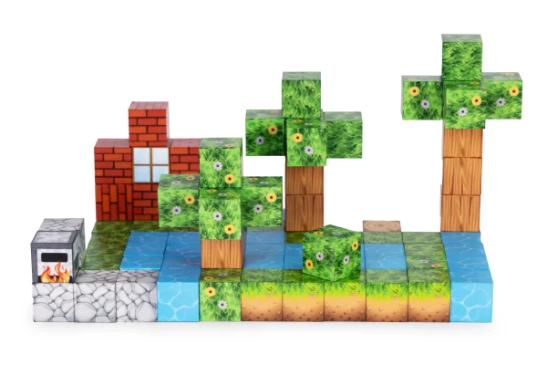 klocki magnetyczne konstrukcyjne dla dzieci zestaw 88 elemen 6d8b331f943342b4bba2bb46f8d39e1f