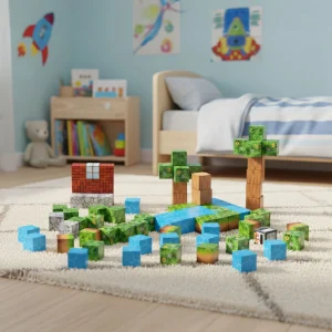 klocki magnetyczne konstrukcyjne dla dzieci zestaw 88 elemen dcaf8665e5d94229a980f12234db0c70