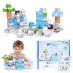 klocki magnetyczne konstrukcyjne dla dzieci zestaw 97 elemen 5cf95678ad2b45e58006ecb2d73a24cd