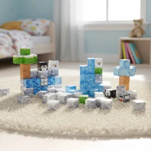 klocki magnetyczne konstrukcyjne dla dzieci zestaw 97 elemen bd95a12517114747b4e8220c729fed2b