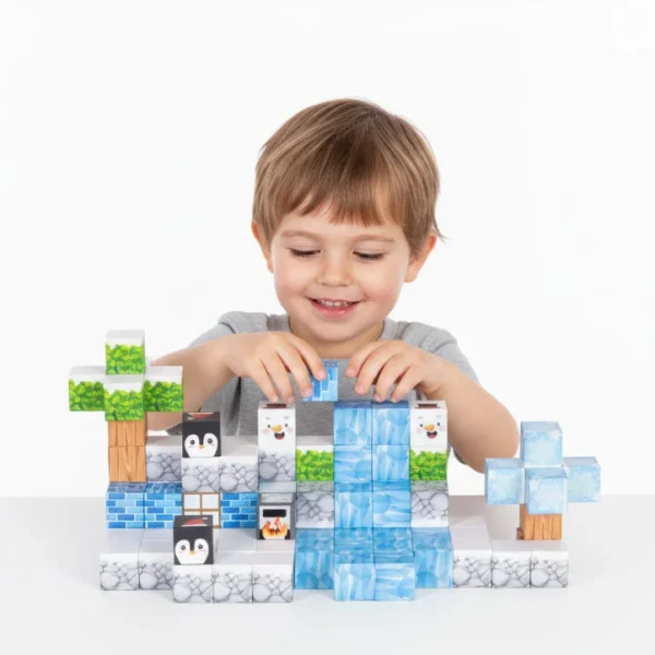 klocki magnetyczne konstrukcyjne dla dzieci zestaw 97 elemen c839fce3523c4d9f9afd6912b758dd81