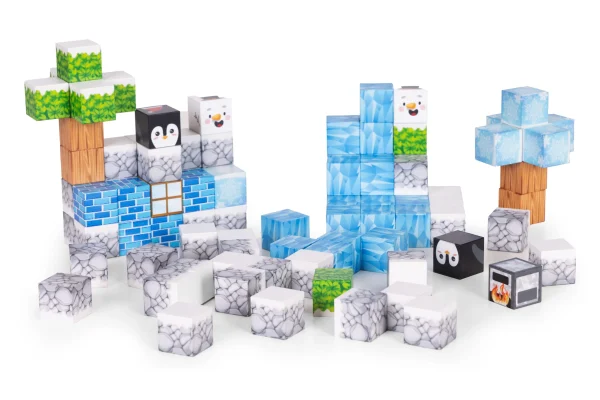 klocki magnetyczne konstrukcyjne dla dzieci zestaw 97 elemen f5caf262ba8b4a0983458697b98a0af8