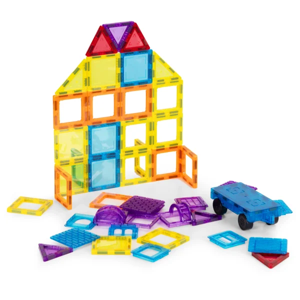 klocki magnetyczne konstrukcyjne domek autko 45 elementow 29ec926c21984c2793c32f91eac9d44a