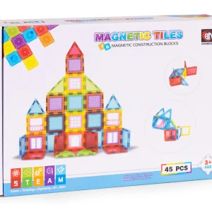 klocki magnetyczne konstrukcyjne domek autko 45 elementow c67ed4ca0185470e913ed52ea182cb44