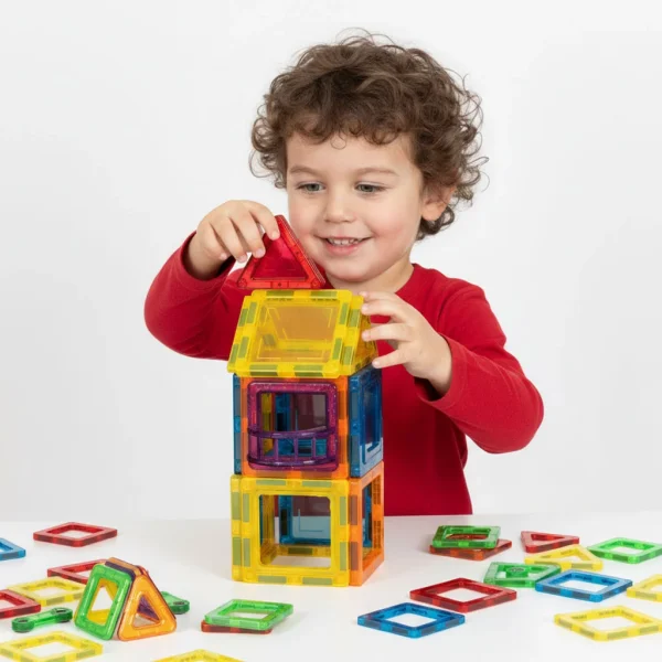 klocki magnetyczne konstrukcyjne domek autko 45 elementow d4c5568ae7964c6f91bae3276904c366