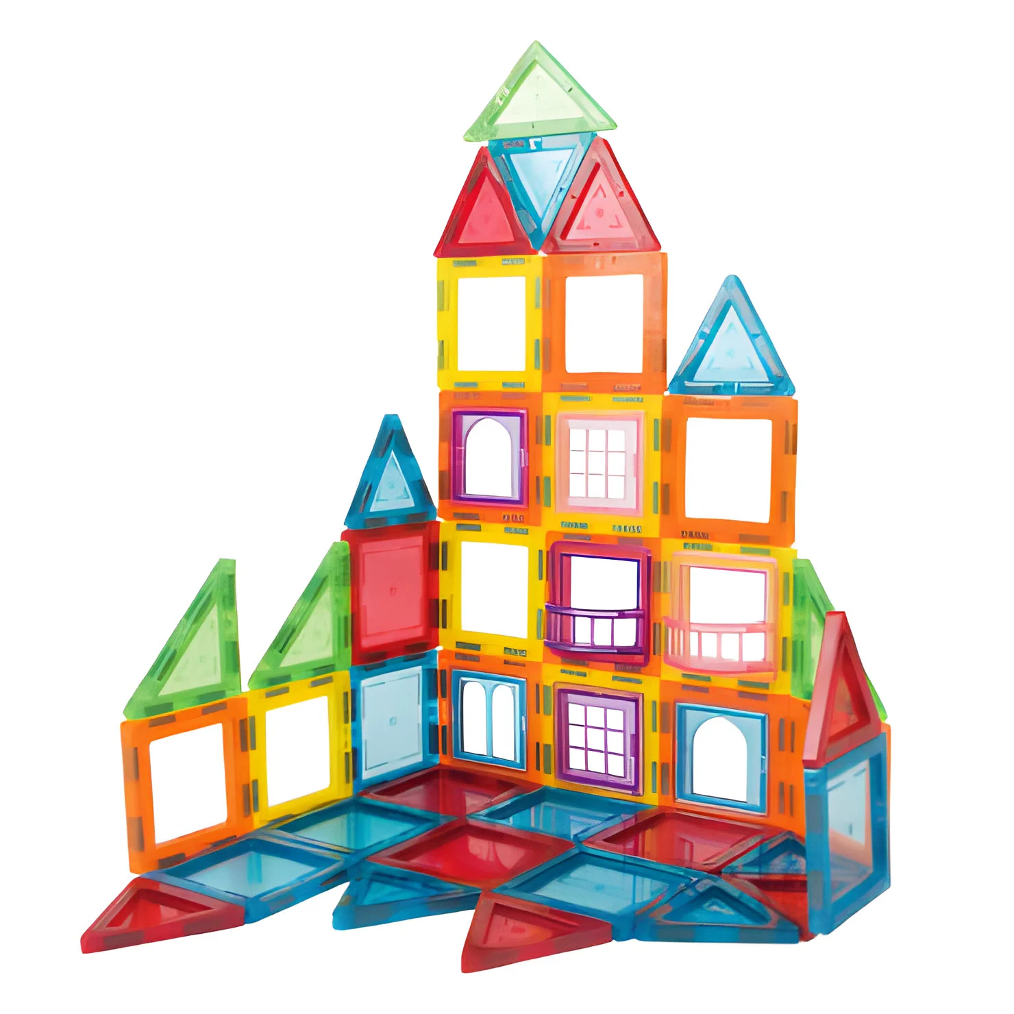 klocki magnetyczne konstrukcyjne domek autko karuzela 70 ele 573416ed957143dc8ed55ead132cd478