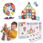 klocki magnetyczne konstrukcyjne domek autko przyczepka 130 067a82a955164304a834678c11b228f9