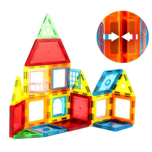 klocki magnetyczne konstrukcyjne domek autko przyczepka 130 6df96f69d9a34931a7e5de2a8b59279f