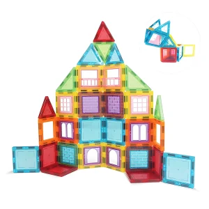 klocki magnetyczne konstrukcyjne domek autko przyczepka 130 c9a9bcfca09b4569be4deae2602e2aeb