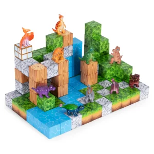 klocki magnetyczne konstrukcyjne zestaw dla dzieci 114 eleme 300bc095787d4a54aa139f87d9cf3aea