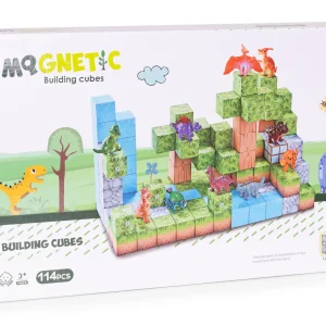 klocki magnetyczne konstrukcyjne zestaw dla dzieci 114 eleme eeae4bb33e8c479b9238c555bcab7961