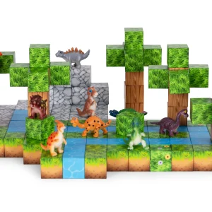 klocki magnetyczne konstrukcyjne zestaw dla dzieci 142 eleme 75509932a1324f398a3644734a22b247