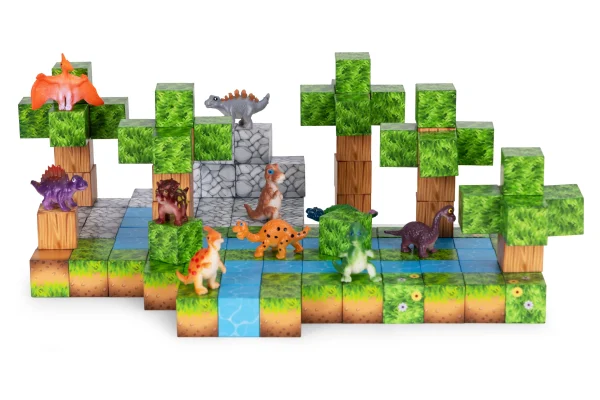 klocki magnetyczne konstrukcyjne zestaw dla dzieci 142 eleme 75509932a1324f398a3644734a22b247