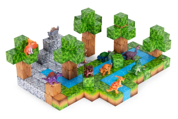 klocki magnetyczne konstrukcyjne zestaw dla dzieci 142 eleme 882ce4af18834d44a67dcbac4e33c69c