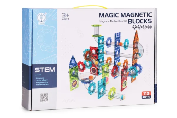 klocki magnetyczne kontrukcyjne 3d tor kulkowy kulodrom 113 c754c58ff915403c959a6a2b8f697cc1