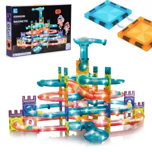 klocki magnetyczne tor kulkowy led klocki konstrukcyjne kulo 4d3519a02451487cb0e3742956306eb4