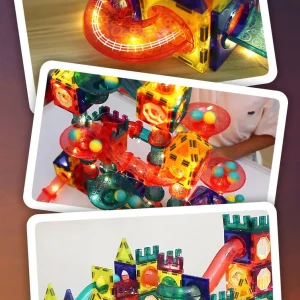 klocki magnetyczne tor kulkowy led klocki konstrukcyjne kulo 57a5086065ee4a8b9a9093a0c6a8e537