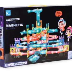 klocki magnetyczne tor kulkowy led klocki konstrukcyjne kulo 696d7095c53c4ff6b3408c0a74ea7c80