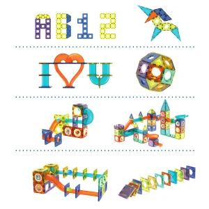 klocki magnetyczne tor kulkowy led klocki konstrukcyjne kulo 6cce68a93bac48f98a051d4b0e76fa73