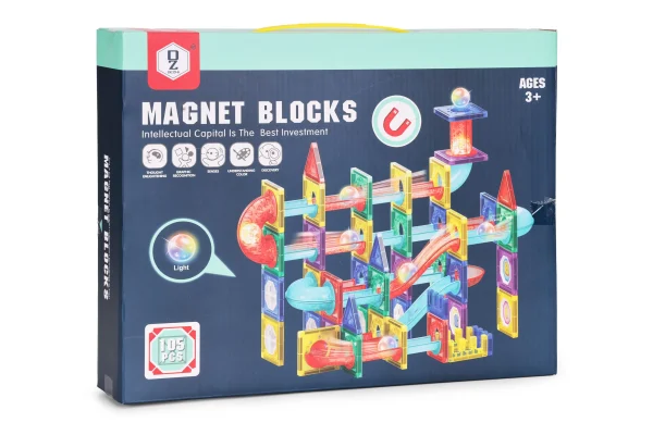 klocki magnetyczne tor kulkowy led klocki konstrukcyjne kulo 95f67ff3d9724e879e89bffbd6592031