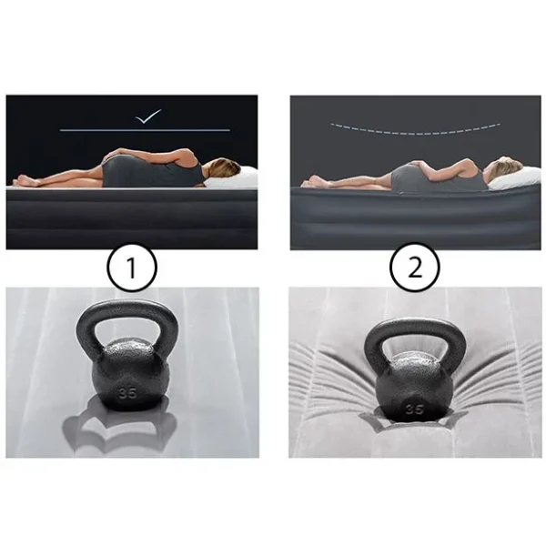 materac welurowy dmuchany 191x99 cm intex 64101 fbf6c13613a9449994d9084ce23cf172