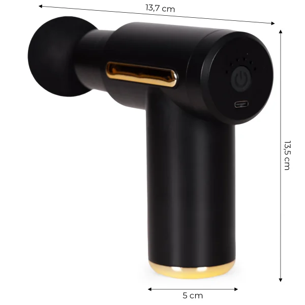 pistolet do masazu masazer reczny wibracyjny zestaw 4 koncow 1aa3465512054b00871a25ff25d6fd86