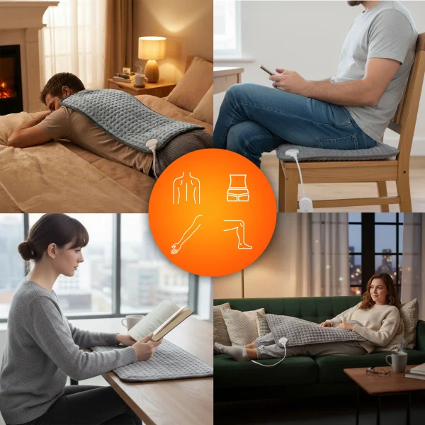 poduszka elektryczna 60x30 cm mata grzewcza z pilotem 10 poz 145f33cc5159458abac647fc5f7b53cf