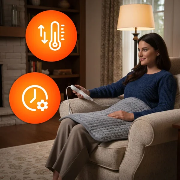 poduszka elektryczna 60x30 cm mata grzewcza z pilotem 10 poz 3a6fdac93571477699ceb79a12b62493