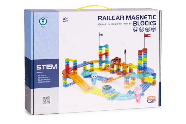 tor dla aut klocki magnetyczne komplet 154 elementy autka le d5d4ab93505e4e7aaf77f4566bff049e