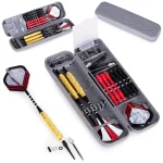 zestaw 3 rzutek do darta 17g brass metalowe lotki do tarcz s 183781da971648d69cec988450de2c68