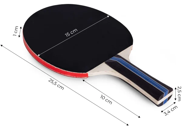 zestaw do tenisa stoowego 2 paletki do ping ponga 3 pieczki 08c0d237dcf040009860f8205734d4ac