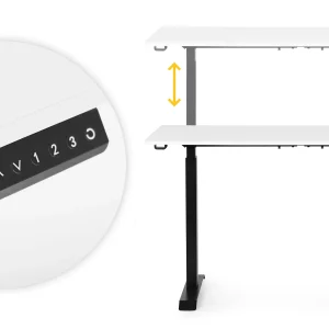 biurko elektryczne regulowane 140x70 cm regulacja wysokosci de7874050c1246969f73246a9f3a7fad