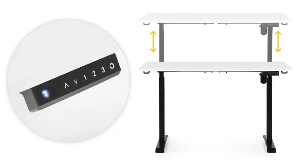 biurko elektryczne regulowane 140x70 cm regulacja wysokosci de7874050c1246969f73246a9f3a7fad