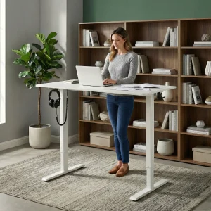 biurko elektryczne stojace 120x60 cm regulacja wysokosci 72 b9558df2007649a593409ecf5c45c8dd