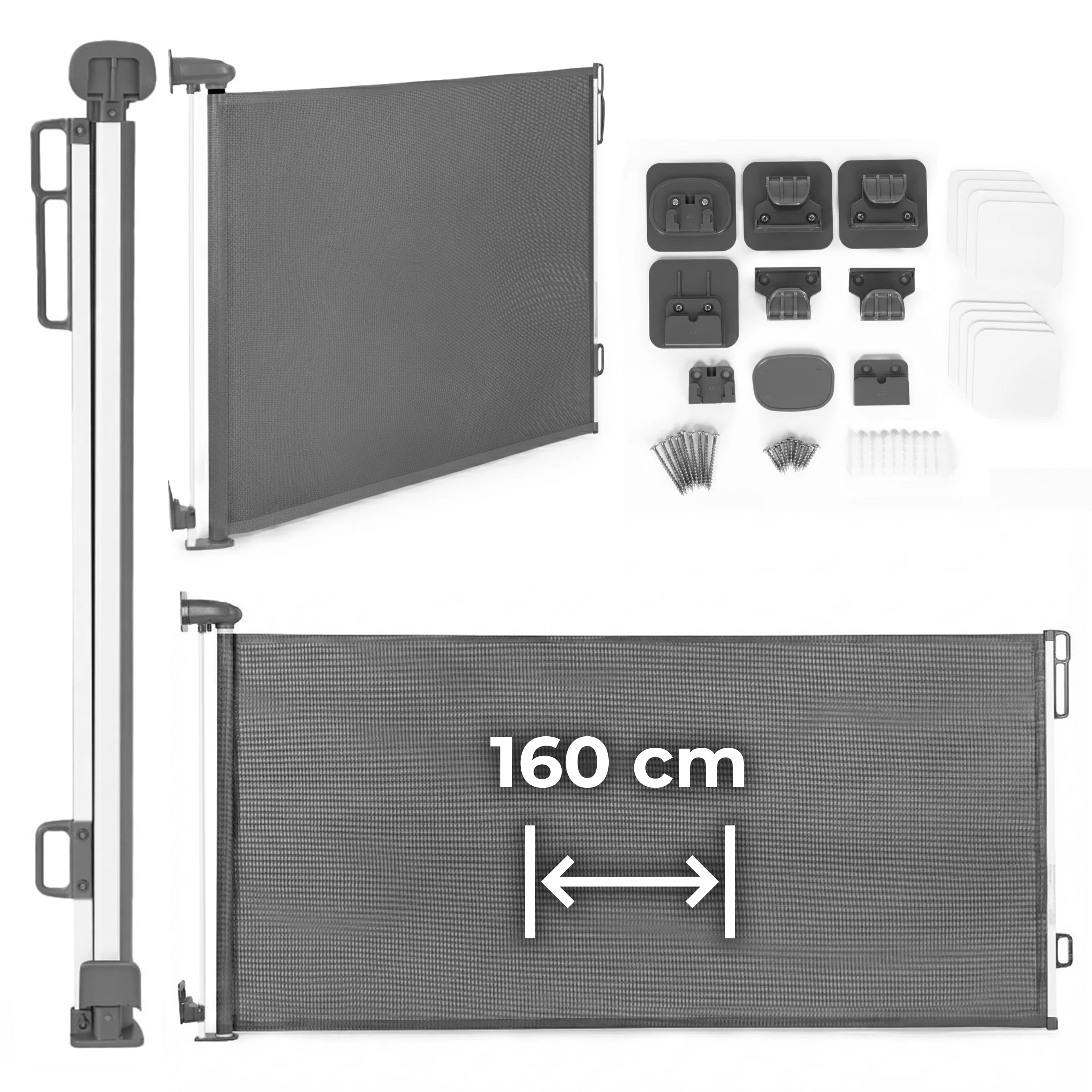 bramka barierka roleta 160 cm ochronna zabezpieczajaca na sc 77ed059e89d84b32b1ca2136678965e1